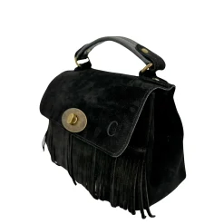 Scarpe di Maremma Borsa Con Frange E Tracolla In Camoscio*Donna Borse Morbide