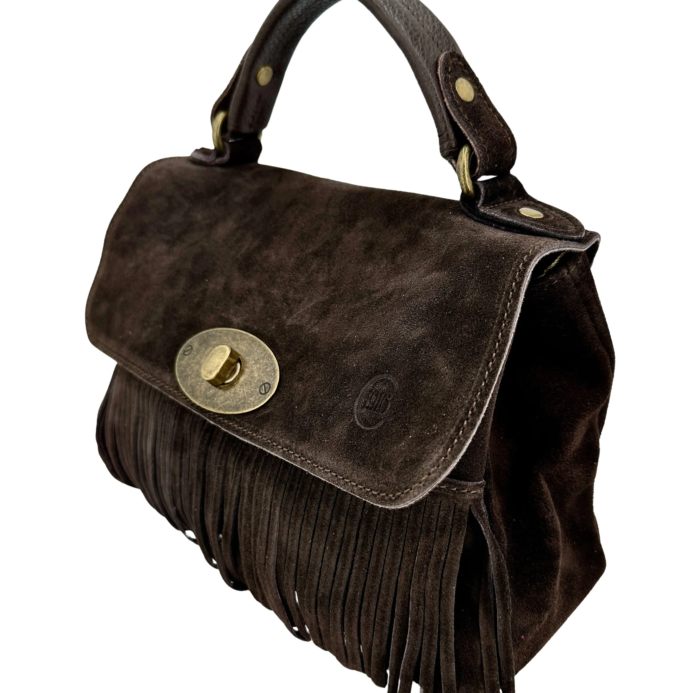 Scarpe di Maremma Borsa Con Frange E Tracolla In Camoscio*Donna Borse Morbide