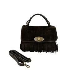 Scarpe di Maremma Borsa Con Frange E Tracolla In Camoscio*Donna Borse Morbide