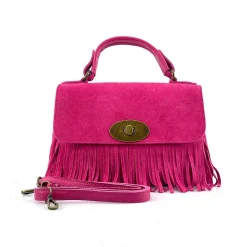 Scarpe di Maremma Borsa Con Frange E Tracolla In Camoscio*Donna Borse Morbide