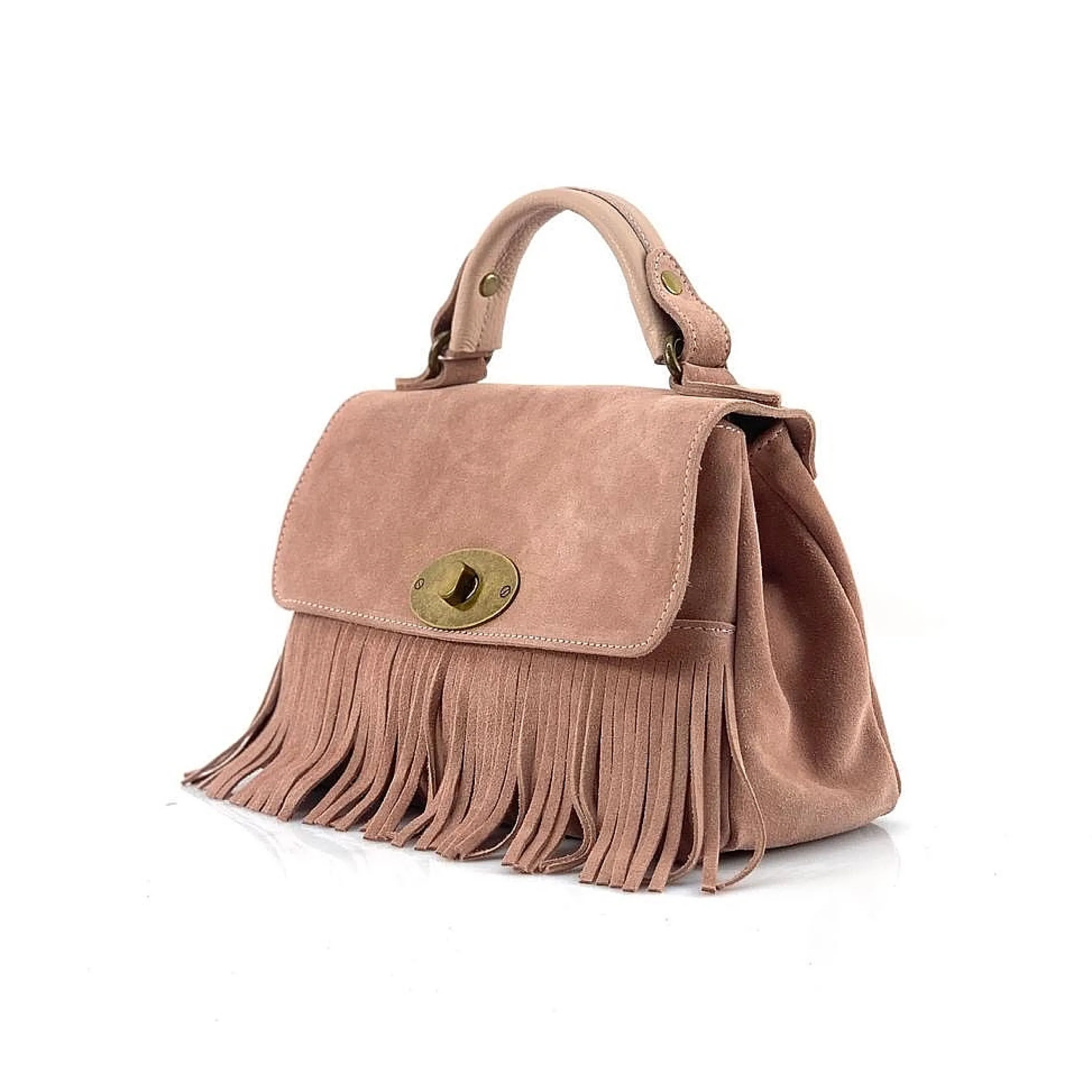 Scarpe di Maremma Borsa Con Frange E Tracolla In Camoscio*Donna Borse Morbide