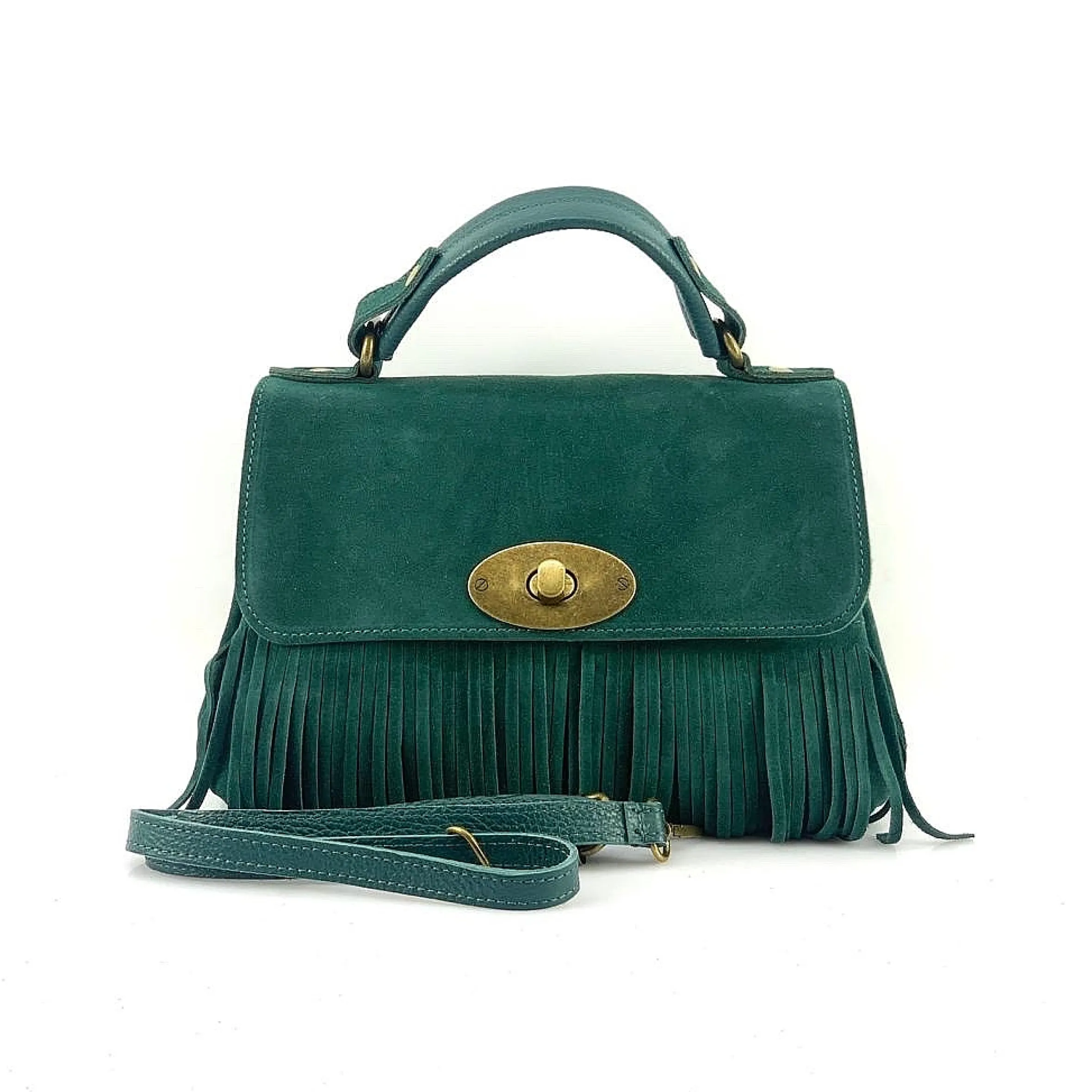 Scarpe di Maremma Borsa Con Frange E Tracolla In Camoscio*Donna Borse Morbide