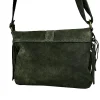 Scarpe di Maremma Borsa Con Frange In Camoscio Verde*Donna Borse Morbide