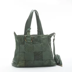 Scarpe di Maremma Borsa Effetto Trapuntato Ed Intrecciato*Donna Borse Morbide