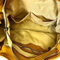 Scarpe di Maremma Borsa Gialla Lavorata*Donna Borse Morbide