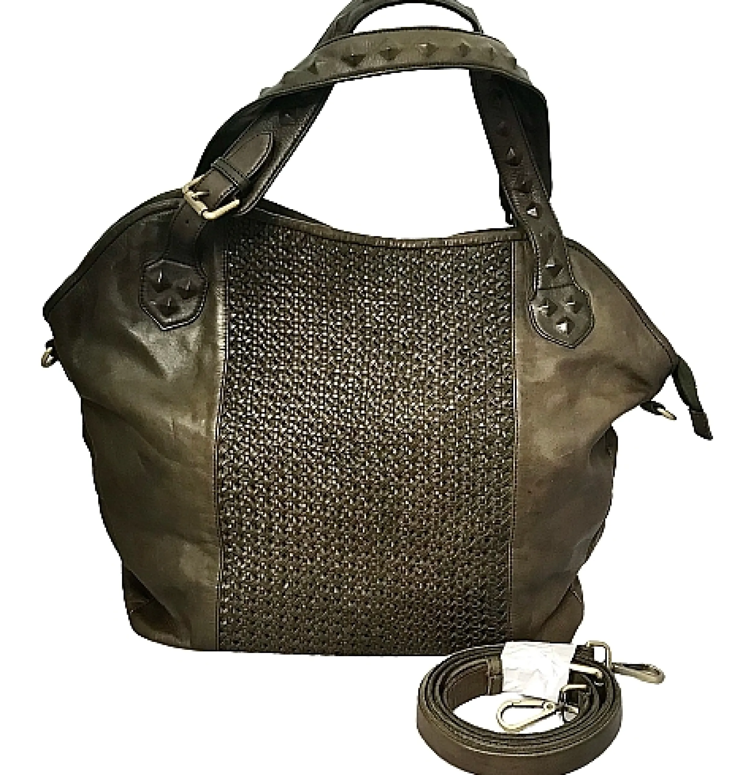 Scarpe di Maremma Borsa Grande Artigianale In Pelle Intrecciata*Donna Borse Morbide
