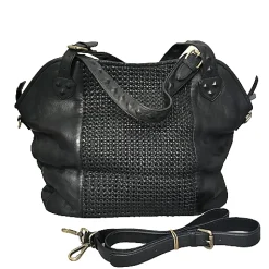 Scarpe di Maremma Borsa Grande Artigianale In Pelle Intrecciata*Donna Borse Morbide
