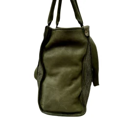 Scarpe di Maremma Borsa Grande Shopper Intrecciata Giada*Donna Borse Morbide