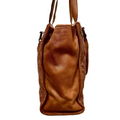 Scarpe di Maremma Borsa Grande Shopper Intrecciata Giada*Donna Borse Morbide
