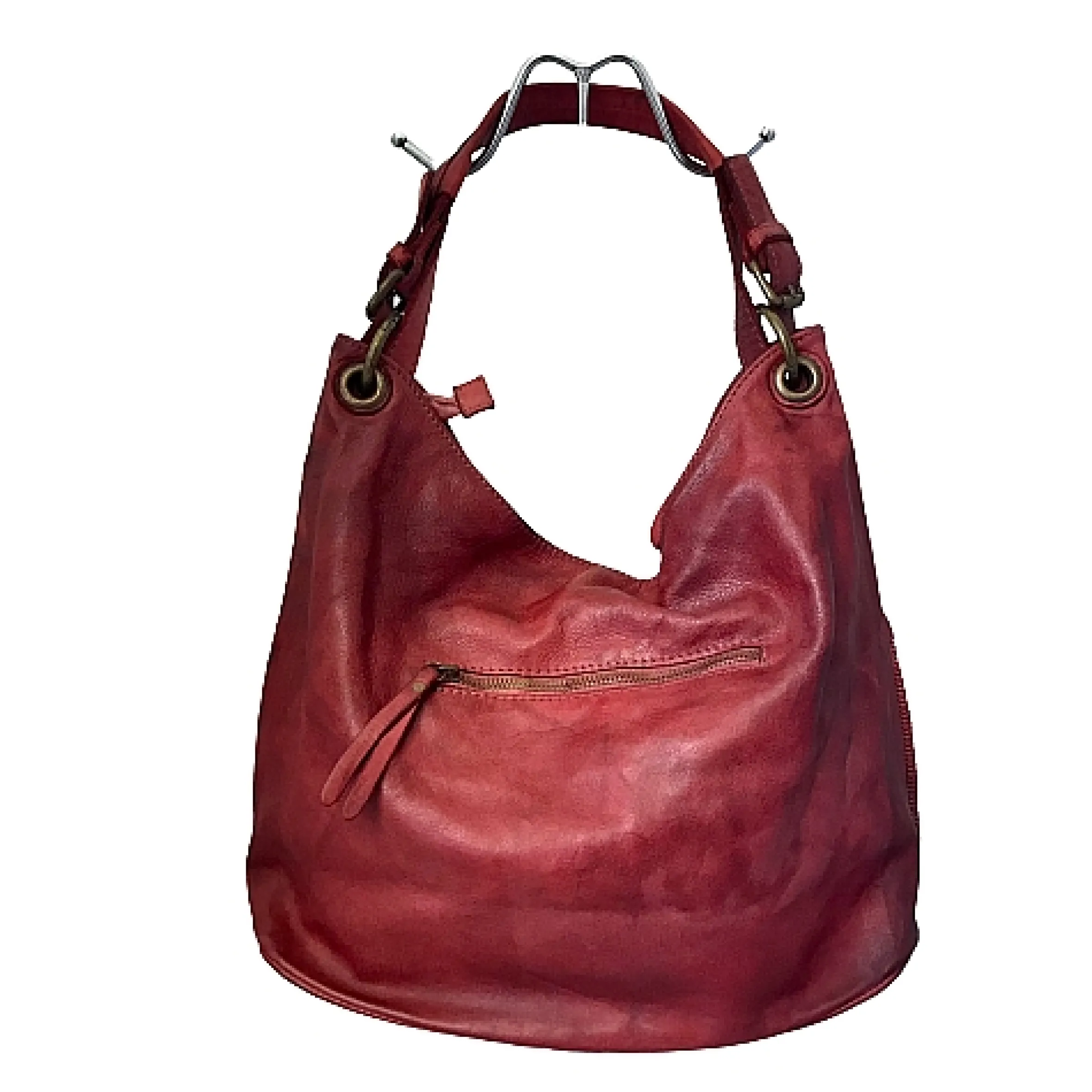 Scarpe di Maremma Borsa In Pelle Intrecciata Con Tasche Frontali*Donna Borse Morbide