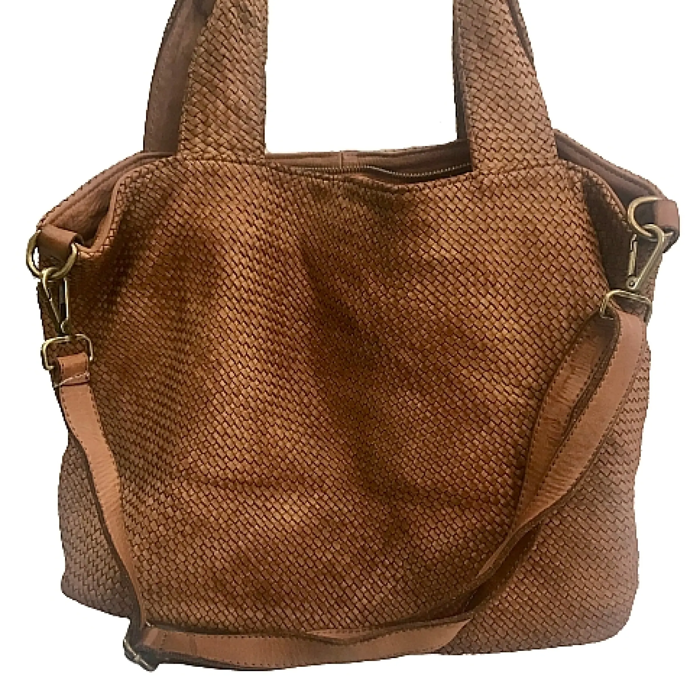Scarpe di Maremma Borsa Intrecciata Color Cuoio Al Naturale*Donna Borse Morbide