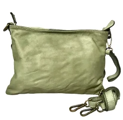 Scarpe di Maremma Borsa Intrecciata Con Cinturino E Tracolla Verde*Donna Borse Morbide