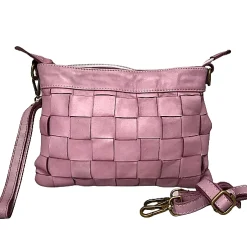 Scarpe di Maremma Borsa Intrecciata Con Cinturino E Tracolla Verde*Donna Borse Morbide