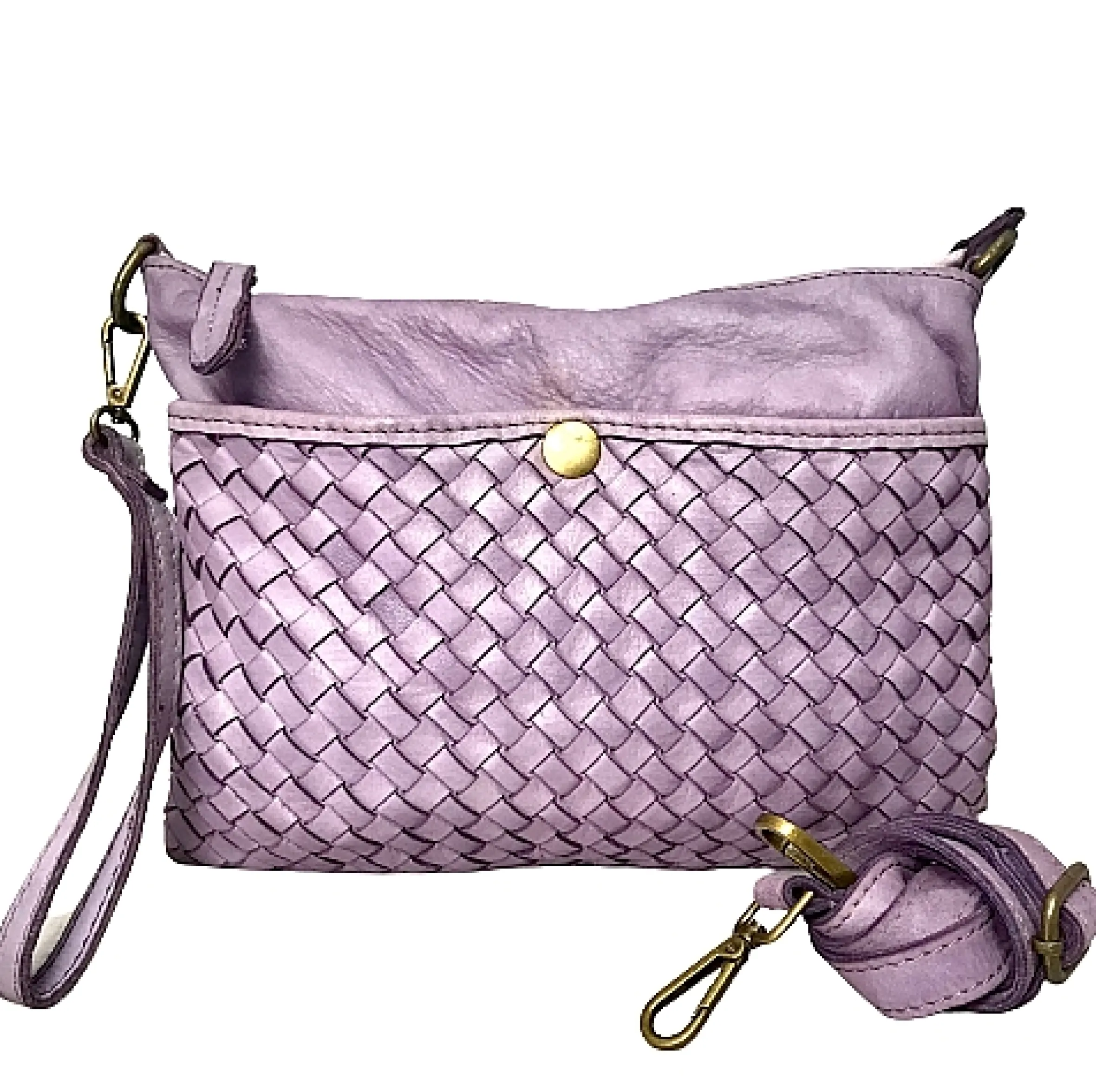 Scarpe di Maremma Borsa Intrecciata Con Tracolla E Cinturino*Donna Borse Morbide