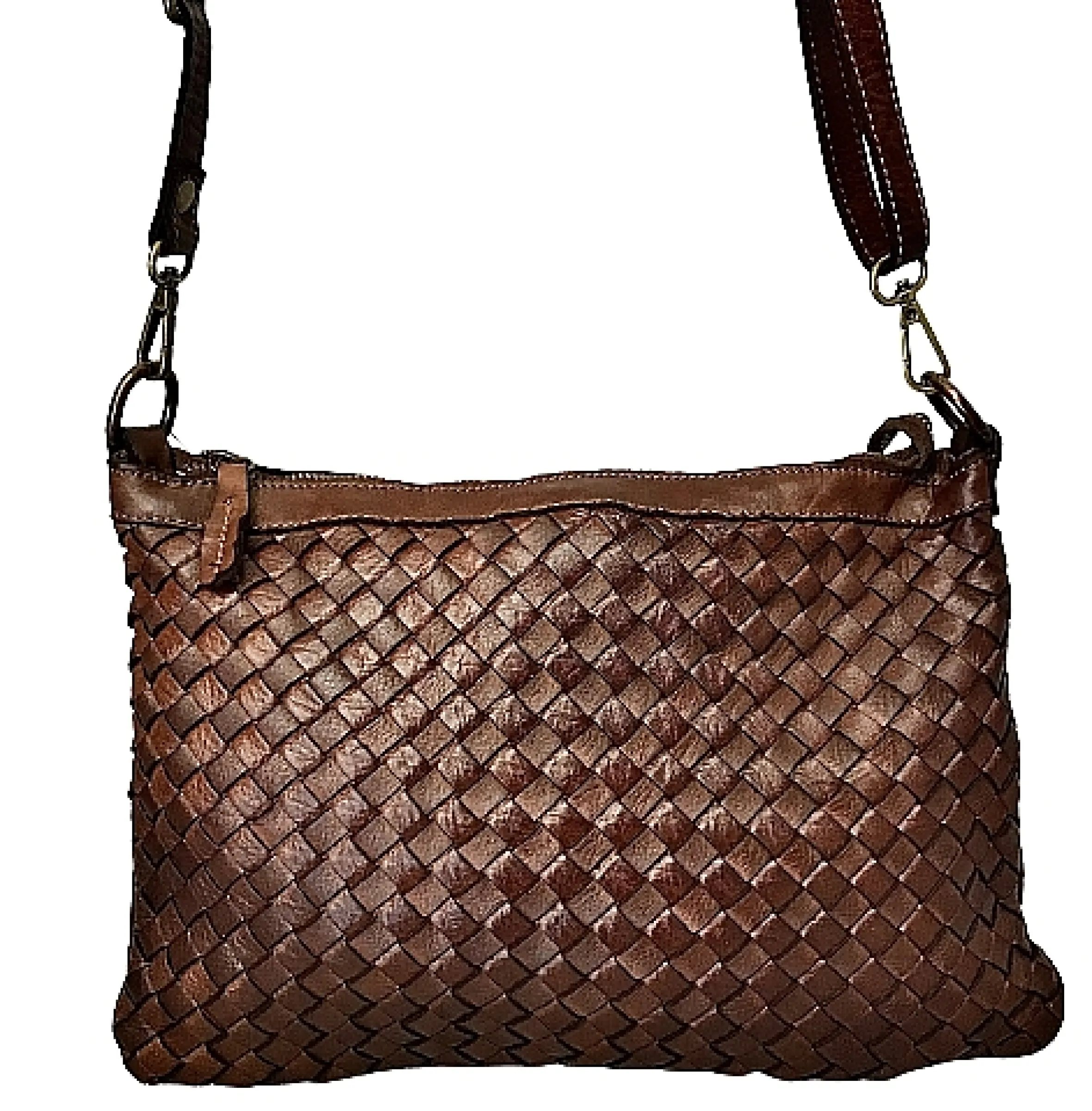 Scarpe di Maremma Borsa Intrecciata Con Tracolla*Donna Borse Morbide