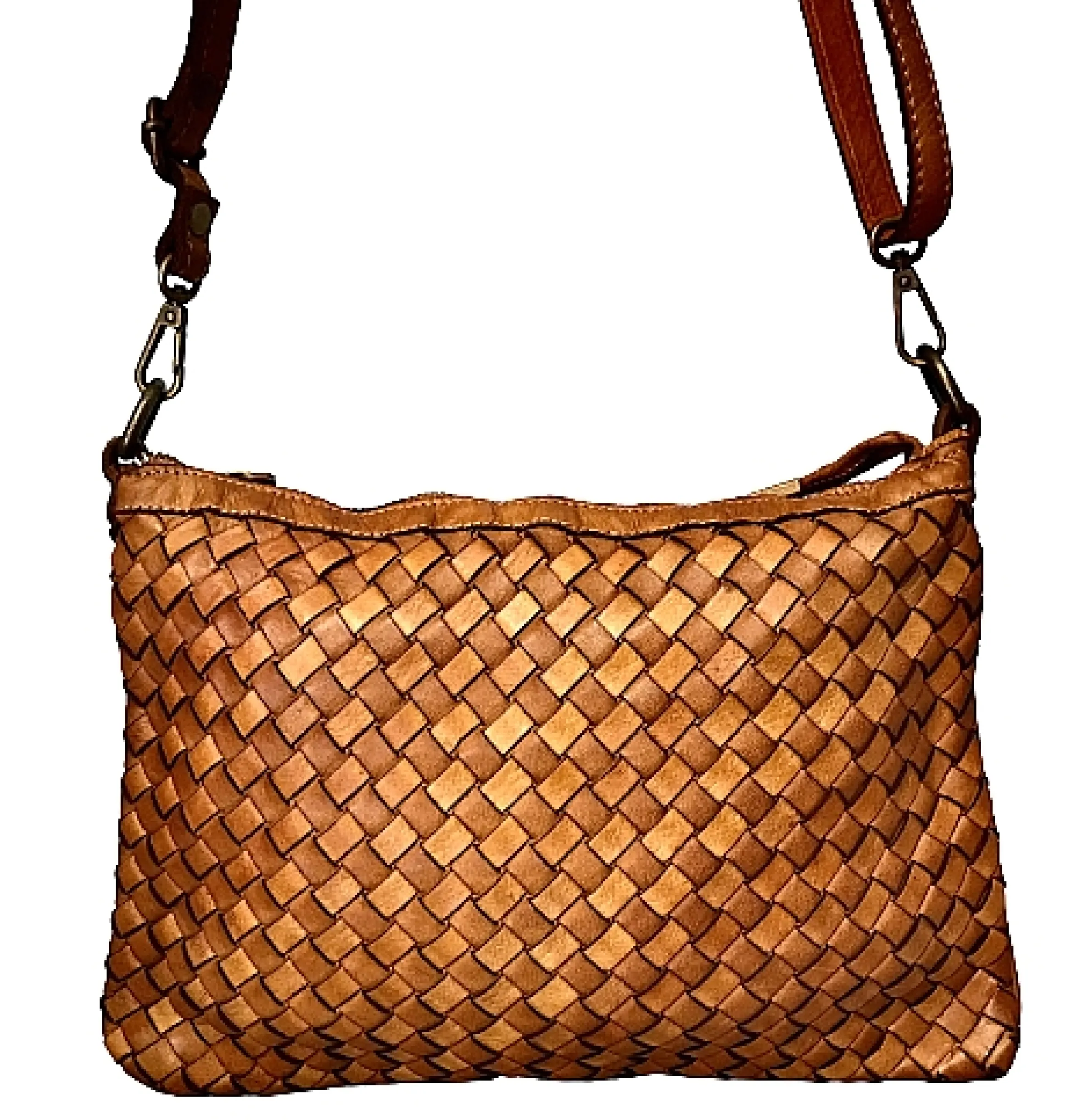 Scarpe di Maremma Borsa Intrecciata Con Tracolla*Donna Borse Morbide