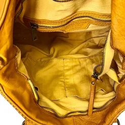 Scarpe di Maremma Borsa Intrecciata Gialla*Donna Borse Morbide