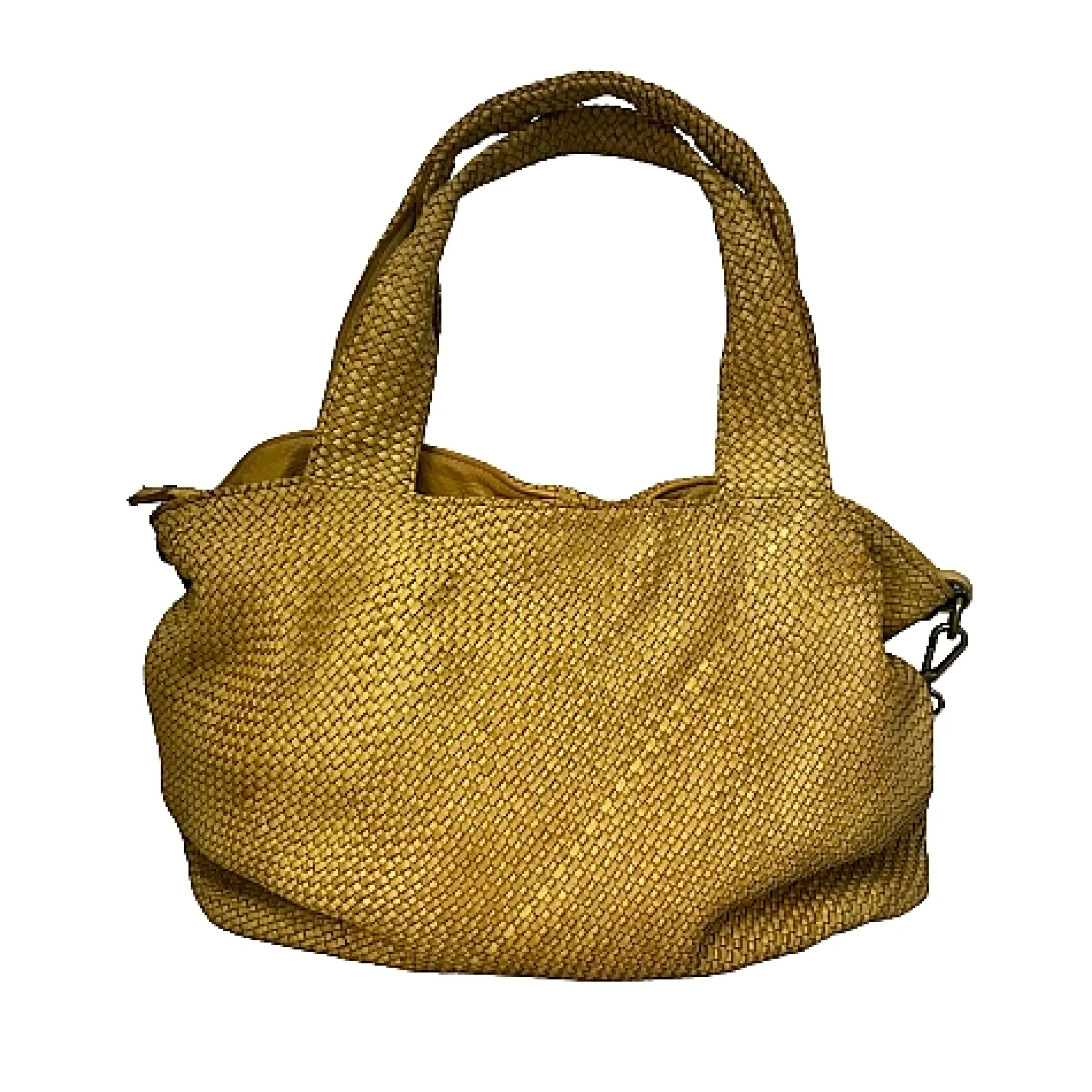 Scarpe di Maremma Borsa Intrecciata Gialla*Donna Borse Morbide