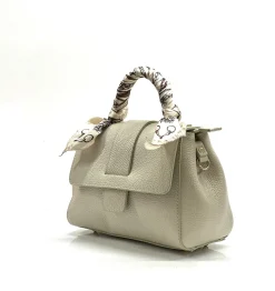 Scarpe di Maremma Borsa Rigida In Pelle Martellata 2 Tracolle*Donna Borse Rigide