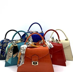 Scarpe di Maremma Borsa Trapezio In Pelle Cocco*Donna Borse Rigide