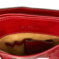 Scarpe di Maremma Borsetto Artigianale Rosso M*Uomo Borsetti