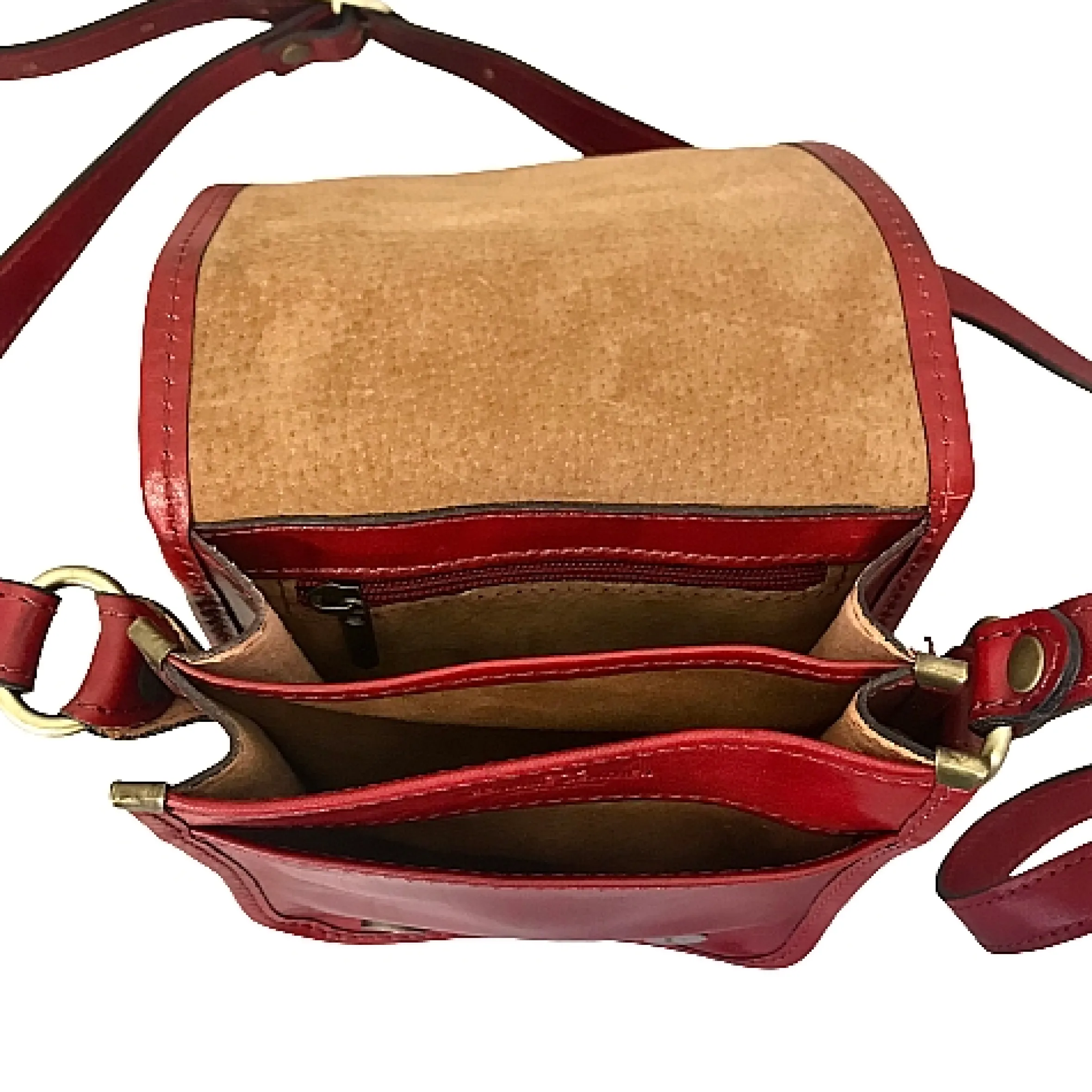 Scarpe di Maremma Borsetto Artigianale Rosso S*Uomo Borsetti