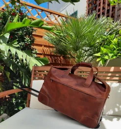 Scarpe di Maremma Borsone Trolley In Pelle Artigianale* Borse Viaggio