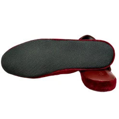 Scarpe di Maremma Ciabatta / Scendiletto In Velluto Bordeaux Con Iniziali Personalizzate*Uomo Ciabatte & Pantofole