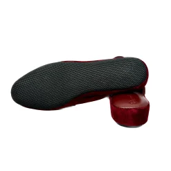 Scarpe di Maremma Ciabatta / Scendiletto In Pelle Velluto Bordeaux*Donna Ciabatte & Pantofole