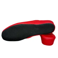 Scarpe di Maremma Ciabatta / Scendiletto In Pelle Rossa*Donna Ciabatte & Pantofole