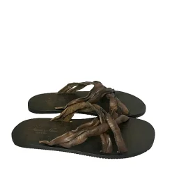Scarpe di Maremma Ciabatta Artigianale In Vacchetta Strizzata Mod.1*Uomo Sandali & Ciabatte