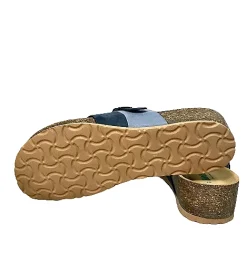 Scarpe di Maremma Ciabatta Bionatura Blu, Cobalto, Turchese*Donna Sandali & Ciabatte
