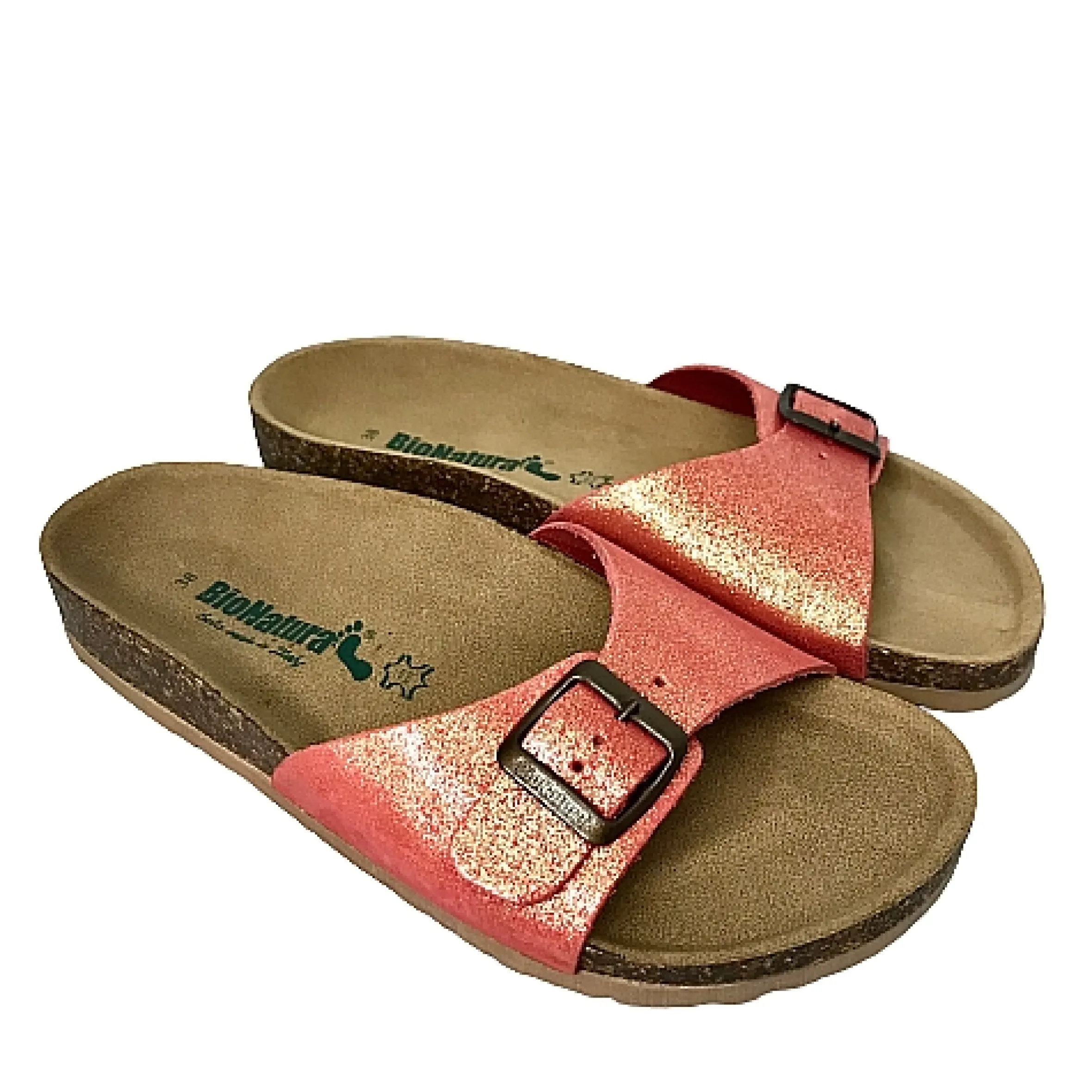 Scarpe di Maremma Ciabatta Bionatura Con Una Fascia Corallo*Donna Sandali & Ciabatte