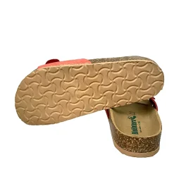 Scarpe di Maremma Ciabatta Bionatura Con Una Fascia Corallo*Donna Sandali & Ciabatte