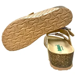 Scarpe di Maremma Ciabatta Bionatura In Pelle Intrecciata Cipria*Donna Sandali & Ciabatte