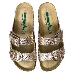 Scarpe di Maremma Ciabatta Bionatura In Pelle Intrecciata Cipria*Donna Sandali & Ciabatte