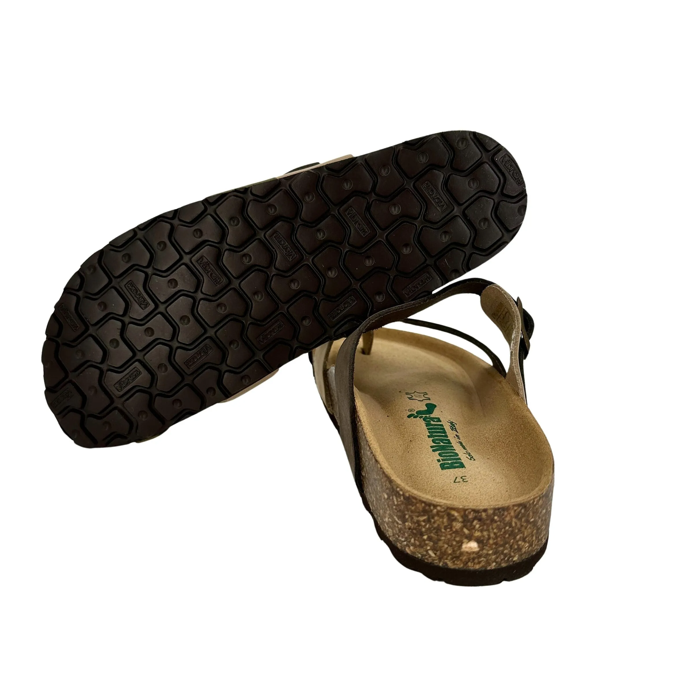 Scarpe di Maremma Ciabatta Bionatura Infradito In Nabuk Multi Militare*Donna Sandali & Ciabatte