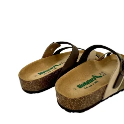 Scarpe di Maremma Ciabatta Bionatura Infradito In Nabuk Multi Militare*Donna Sandali & Ciabatte