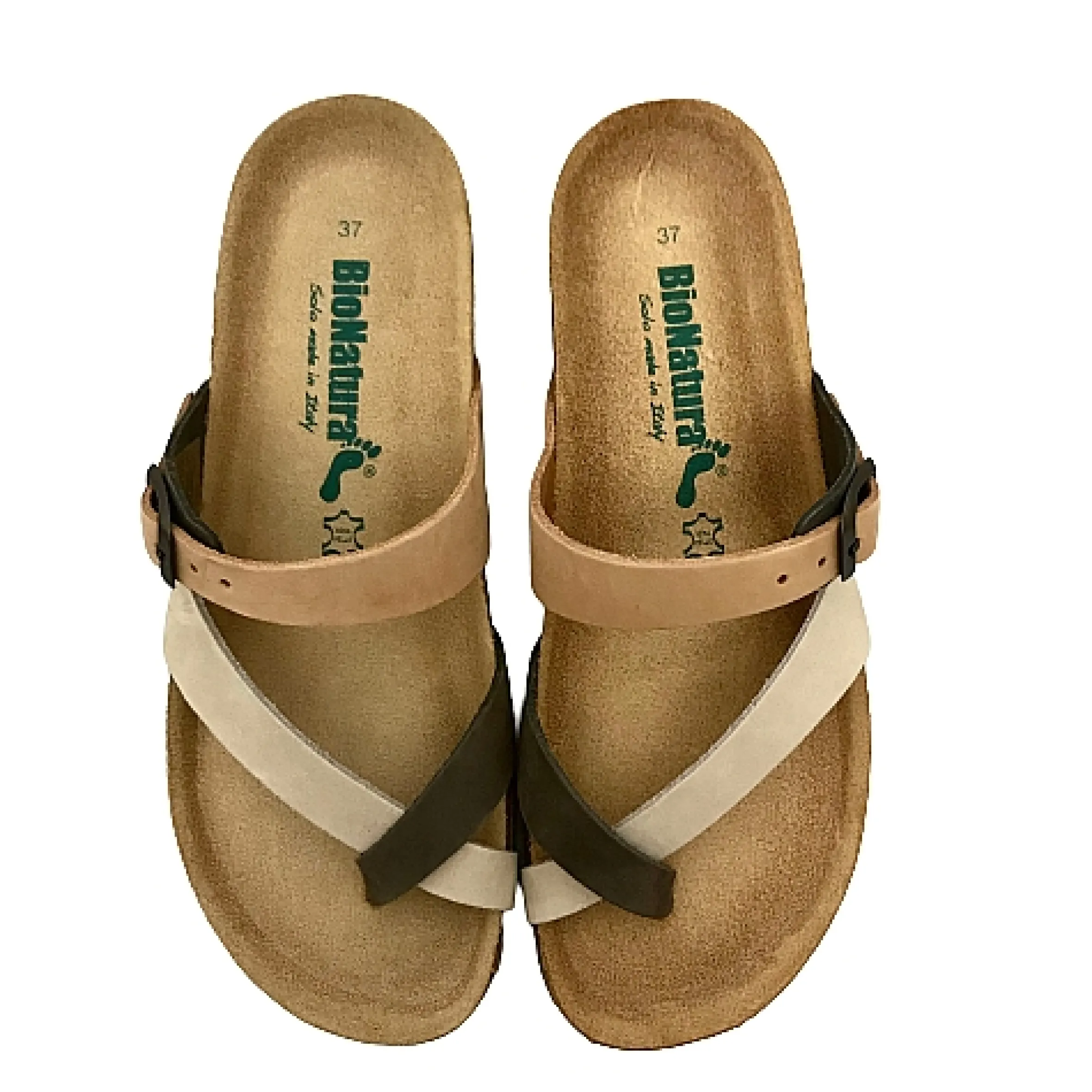 Scarpe di Maremma Ciabatta Bionatura Infradito Multi Marrone*Donna Sandali & Ciabatte