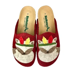 Scarpe di Maremma Ciabatta Bionatura Invernale In Feltro Lana Volpe*Donna Ciabatte & Pantofole