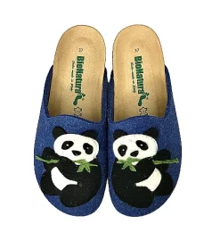 Scarpe di Maremma Ciabatta Bionatura Invernale In Feltro Lana Panda*Donna Ciabatte & Pantofole