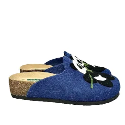 Scarpe di Maremma Ciabatta Bionatura Invernale In Feltro Lana Panda*Donna Ciabatte & Pantofole