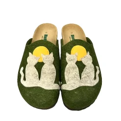 Scarpe di Maremma Ciabatta Bionatura Invernale In Feltro Lana Gatti*Donna Ciabatte & Pantofole