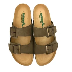 Scarpe di Maremma Ciabatta Due Fasce Bionatura Nabuk Testa Di Moro*Uomo Sandali & Ciabatte
