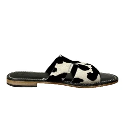 Scarpe di Maremma Ciabatta In Cavallino Mucca*Donna Sandali & Ciabatte