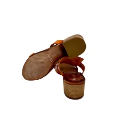 Scarpe di Maremma Ciabatta In Pelle Tuffata Arancio*Donna Sandali & Ciabatte