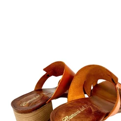 Scarpe di Maremma Ciabatta In Pelle Tuffata Arancio*Donna Sandali & Ciabatte