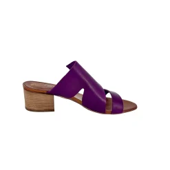 Scarpe di Maremma Ciabatta In Pelle Tuffata Fuxia*Donna Sandali & Ciabatte
