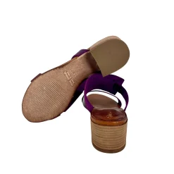 Scarpe di Maremma Ciabatta In Pelle Tuffata Fuxia*Donna Sandali & Ciabatte