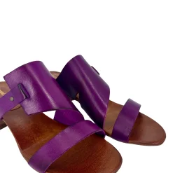 Scarpe di Maremma Ciabatta In Pelle Tuffata Fuxia*Donna Sandali & Ciabatte